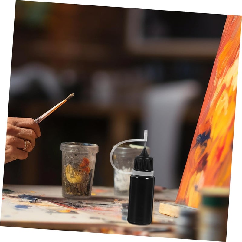20 قطعة من زجاجات الغراء ذات رأس إبرة 2 أونصة للحرف اليدوية والرسم بالحبر بتصميم ضغط مرن - Image 5
